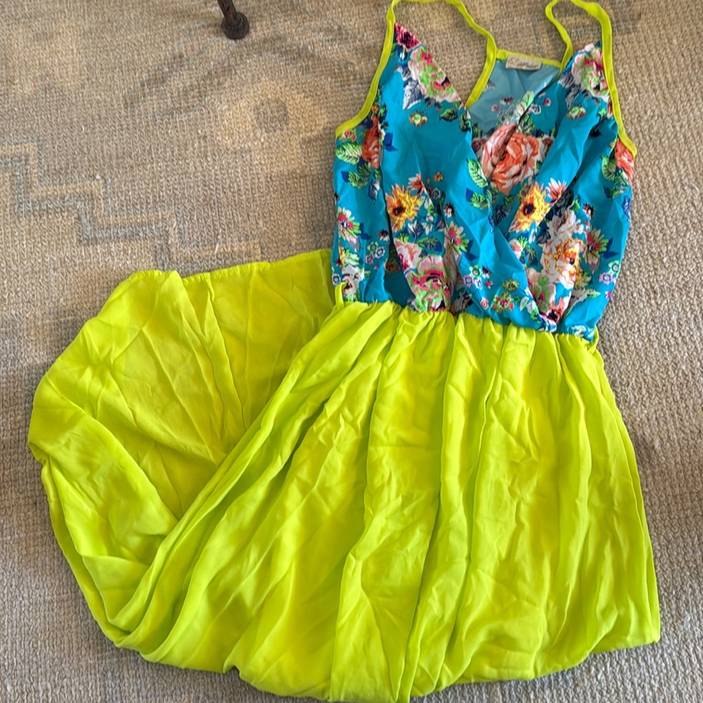 High low colorful dress